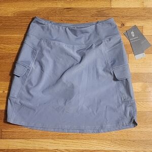Free Country Small Gray Skort Skirt Pockets Undershorts Liner Coastal Basics